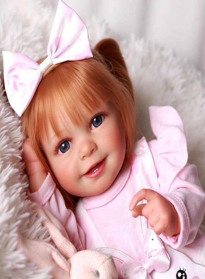 BABESIDE Lifelike Reborn Baby Dolls Doreen - 20 Inch Cute Realistic Baby Doll Sweet Smile Girl Soft Body Reborn Toddler Dolls Real Life Baby Dolls for Kids 3+ & Collectors - Image 2